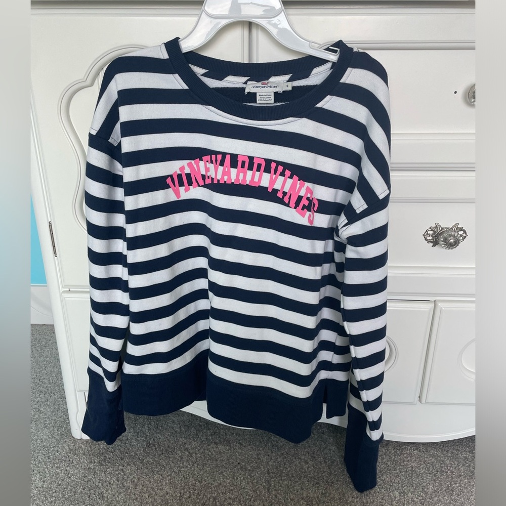 Striped Vineyard Vines Crewneck